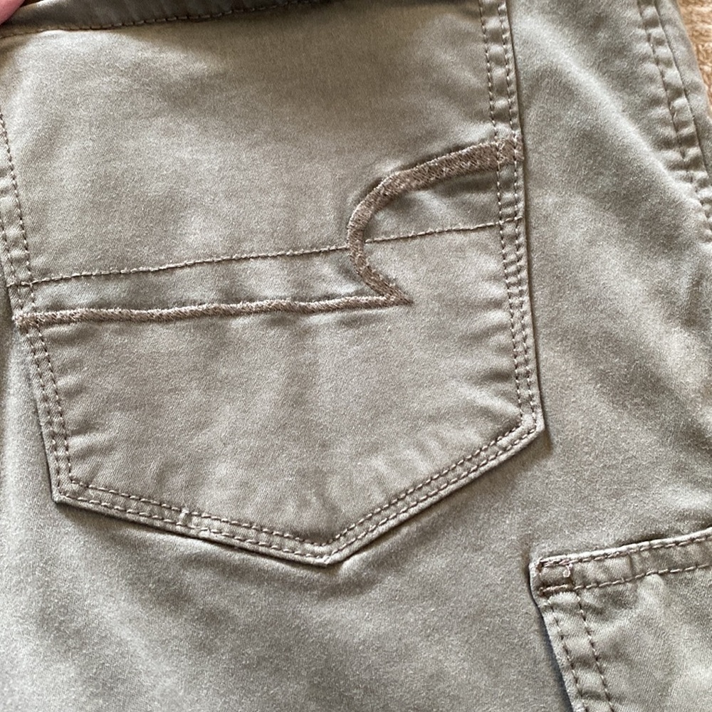 American Eagle Cargo Pants Button Down. Zippers E… - image 5